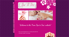 Desktop Screenshot of fromtipstotoes.co.uk
